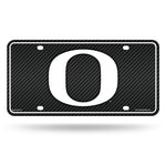 Wholesale Oregon University - Carbon Fiber Design - Metal Auto Tag