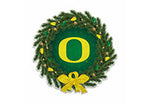 Wholesale Oregon University Holiday Wreath Shape Cut Pennant