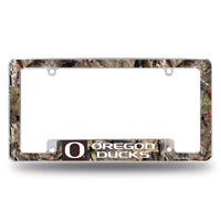 Wholesale Oregon University / Mossy Oak Camo Break-Up Country All Over Chrome Frame (Bottom Oriented)