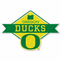 Wholesale Oregon University Shape Cut Logo With Header Card - Diamond Design