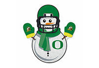 Wholesale Oregon University Snowman Shape Cut Pennant