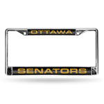 Wholesale Ottawa Senators Laser Chrome 12 x 6 License Plate Frame