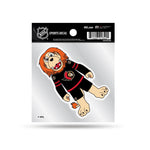 Wholesale Ottawa Senators Mascot Logo Small Style Weeded Decal (4"X4")