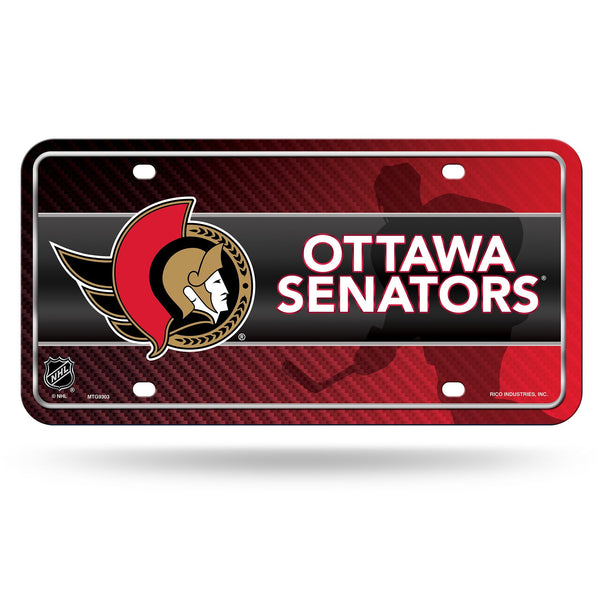 Wholesale Ottawa Senators Metal Auto Tag