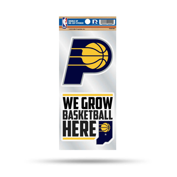 Wholesale Pacers Double Up Die Cut Sticker