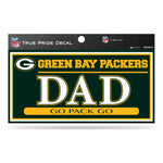 Wholesale Packers 3" X 6" True Pride Decal - Dad