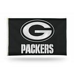 Wholesale Packers - Carbon Fiber Design - Banner Flag (3X5)