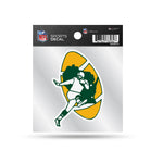 Wholesale Packers Clear Backer Decal W/ Retro Logo (4"X4")