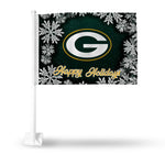 Wholesale Packers Holiday Themed Car Flag