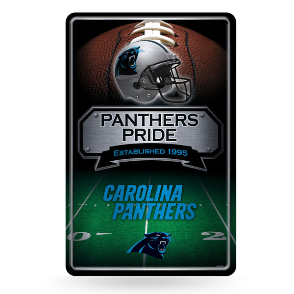 Wholesale Panthers 11X17 Large Embossed Metal Wall Sign