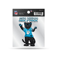 Wholesale-Panthers - Cr 4"X4" Weeded Mascot Decal