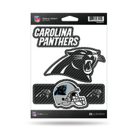 Wholesale Panthers - Cr - Carbon Fiber Design - Triple Spirit Stickers