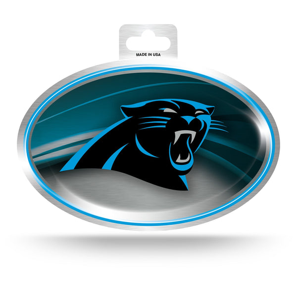 Wholesale Panthers - CR Metallic Oval Sticker
