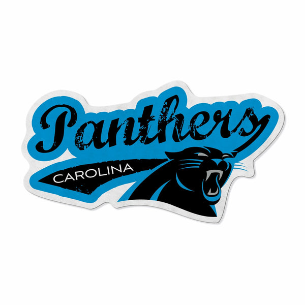 Wholesale Panthers - Cr Shape Cut Logo With Header Card - Distressed Design