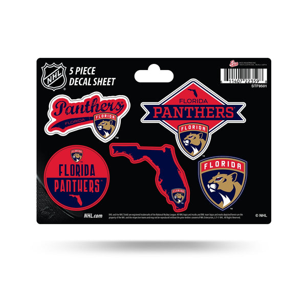 Wholesale Panthers - Fl 5-Pc Sticker Sheet