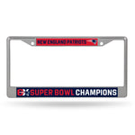 Wholesale Patriots 6 Time Super Bowl Champions Chrome Frame