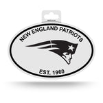 Wholesale Patriots Black And White Oval Sticker