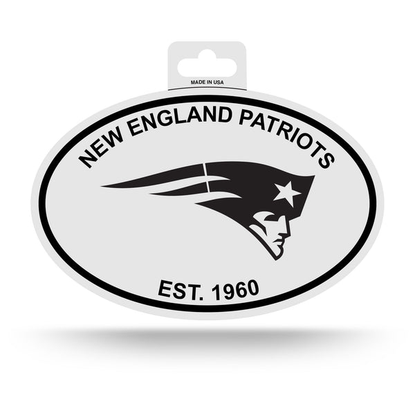 Wholesale Patriots Black And White Oval Sticker