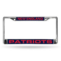 Wholesale Patriots Blue Laser Chrome Frame