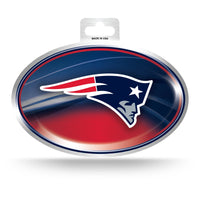 Wholesale Patriots Metallic Oval Sticker