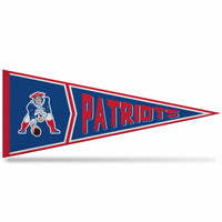 Wholesale Patriots Retro Design Soft Felt Carded Pennant (12" X 30")