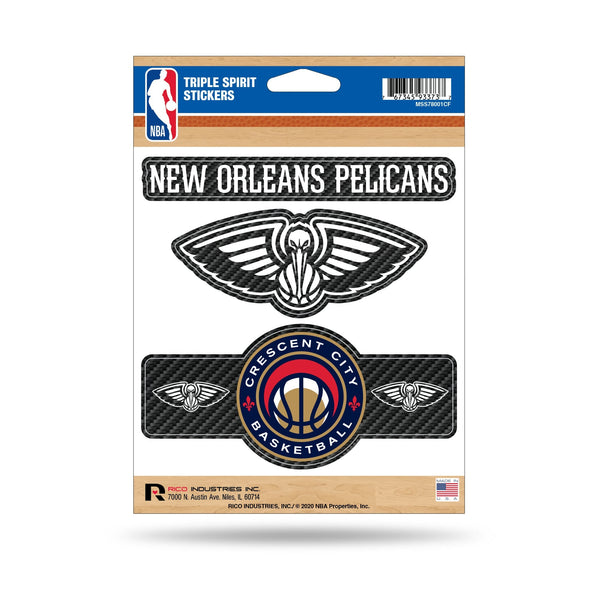 Wholesale Pelicans - Carbon Fiber Design - Triple Spirit Stickers