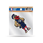 Wholesale Pelicans Clear Backer Decal W/ Mascot Logo (4"X4")