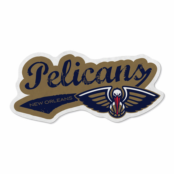 Wholesale Pelicans Shape Cut Logo With Header Card - Distressed Design