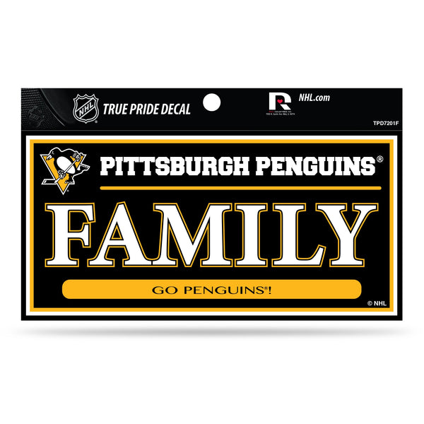 Wholesale Penguins 3" X 6" True Pride Decal - Family