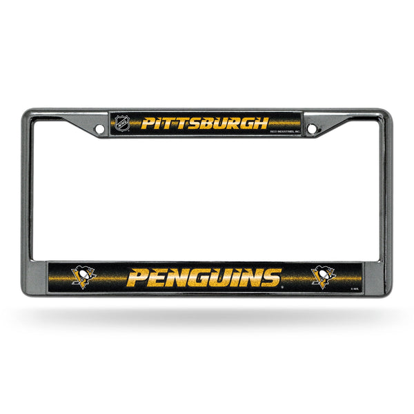 Wholesale Penguins Bling Chrome Frame