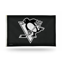 Wholesale Penguins - Carbon Fiber Design - Banner Flag (3X5)