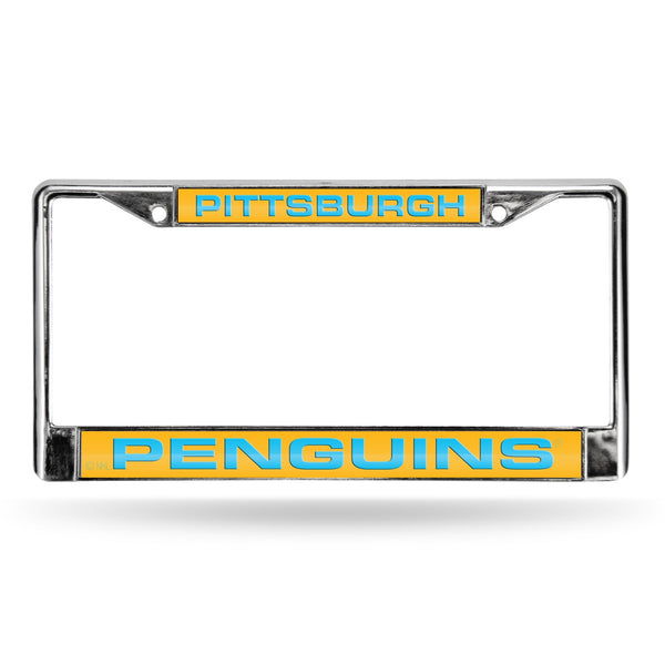 Wholesale Penguins Gold/Blue Laser Chrome Frame