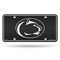 Wholesale Penn State - Carbon Fiber Design - Metal Auto Tag