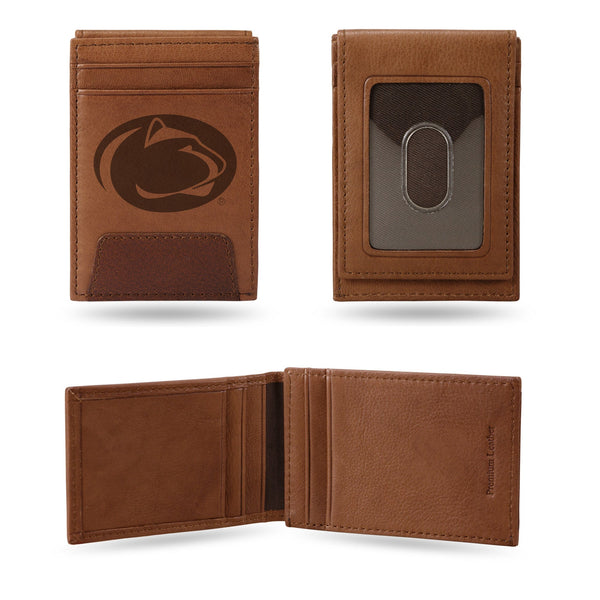 Wholesale Penn State Nittany Lions Premium Leather Front Pocket Wallet