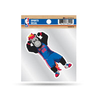 Wholesale Pistons Clear Backer Decal W/ Mascot Logo (4"X4")