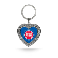 Wholesale Pistons Rhinestone Heart Keychain