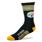 Wholesale Pittsburgh Steelers - 4 Stripe Deuce LARGE