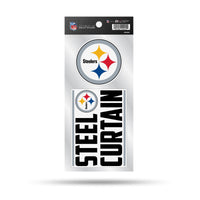 Wholesale Pittsburgh Steelers Double Up Die Cut Sticker