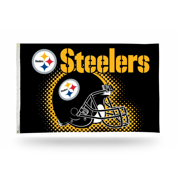 Wholesale Pittsburgh Steelers Helmet Banner Flag (3X5)