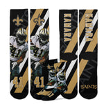 Wholesale Player Stripe Custom - Alvin Kamara - New Orleans Saints LARGE