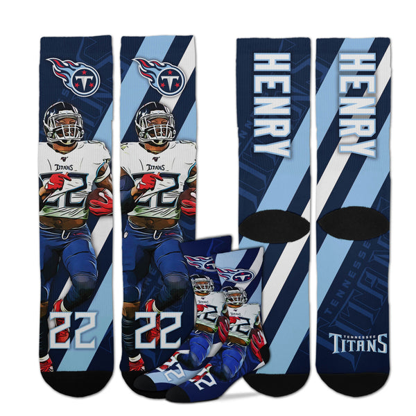Wholesale Player Stripe Custom - Derrick Henry - Tennessee Titans LARGE