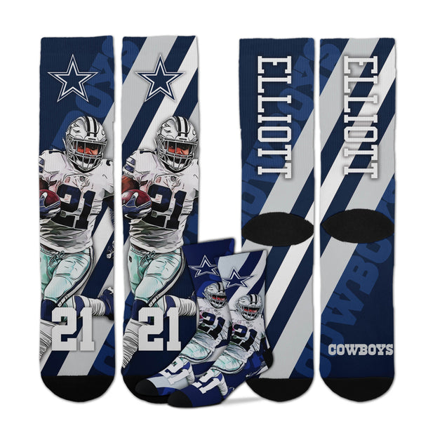 Wholesale Player Stripe Custom - Ezekial Elliot - Dallas Cowboys LARGE