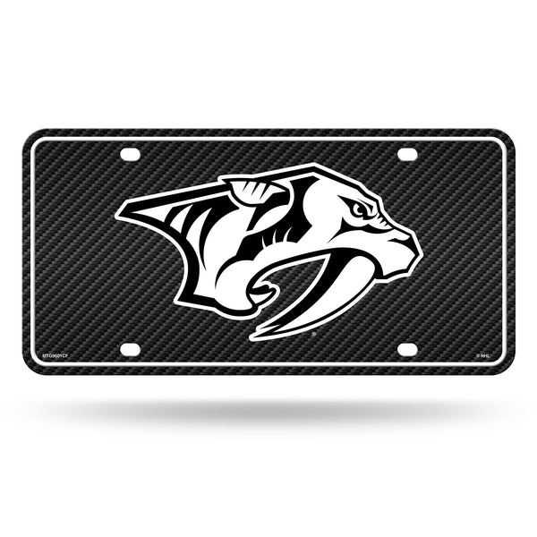 Wholesale Predators - Carbon Fiber Design - Metal Auto Tag
