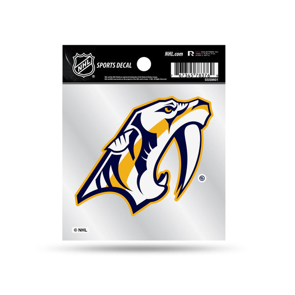 Wholesale Predators Clear Backer Decal W/ Primary Logo (4"X4")