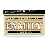 Wholesale Purdue 3" X 6" True Pride Decal - Family (Alternate)