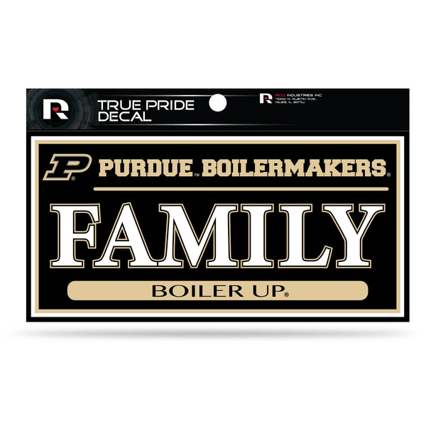 Wholesale Purdue 3" X 6" True Pride Decal - Family