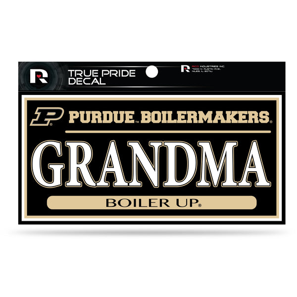 Wholesale Purdue 3" X 6" True Pride Decal - Grandma