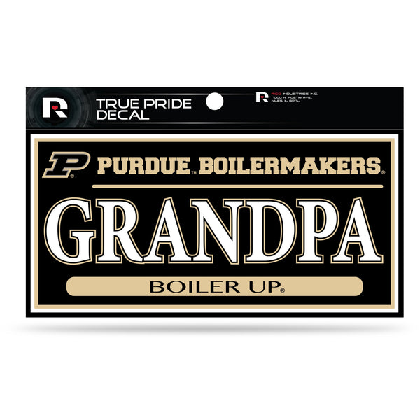 Wholesale Purdue 3" X 6" True Pride Decal - Grandpa