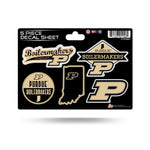 Wholesale Purdue 5 Piece Decal Sheet