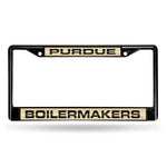 Wholesale Purdue Boilermakers Black Laser Chrome 12 x 6 License Plate Frame